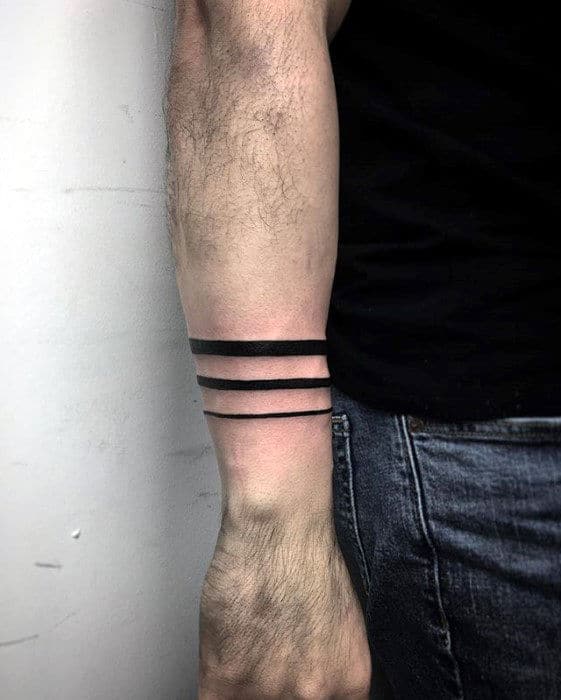Arm 2 Lines Tattoo Meaning: The profound interpretations behind the two lines tattoo on the arm.