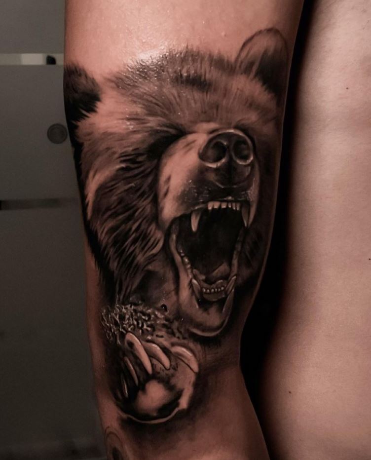 The Bear Tattoo Meaning and Designs Symbol of Strength, Power, and Connection to Nature