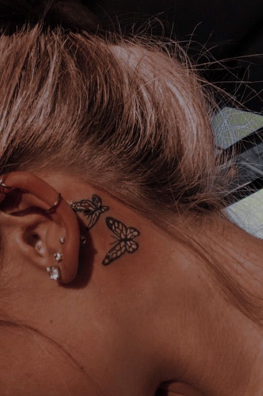 Butterfly Tattoo Behind Ear Meaning: Discover the Evolution of Tattoo Symbolism.