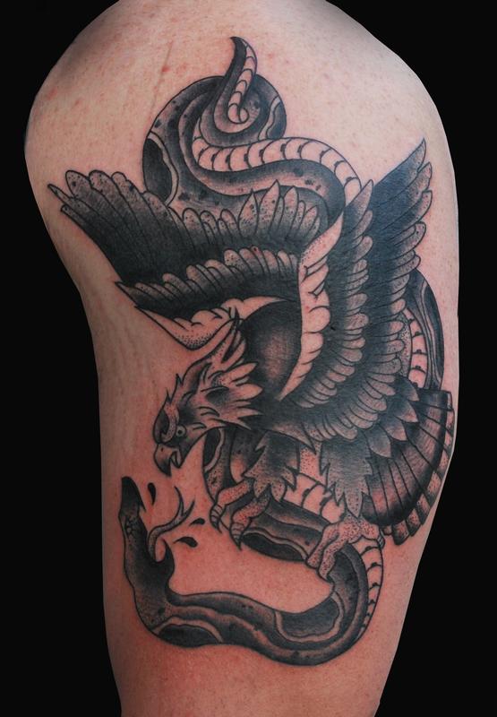Eagle and Snake Tattoo Meaning:  Delving into Tattoo Meanings and Interpretations