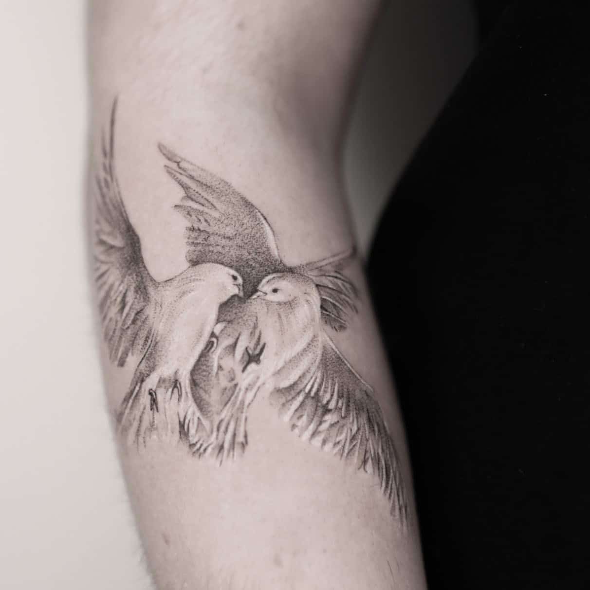 Flying Birds Tattoo Meaning and Designs A Guide to Symbolism and Creativity