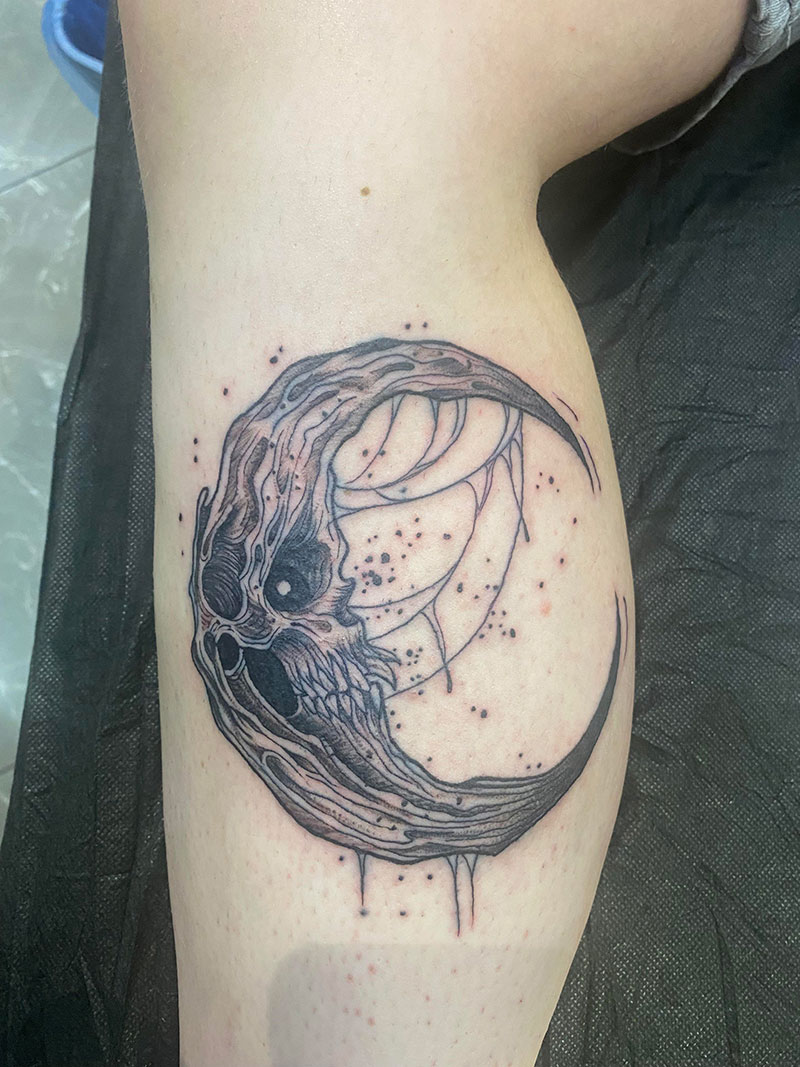 Half Moon Tattoo Meaning and Design