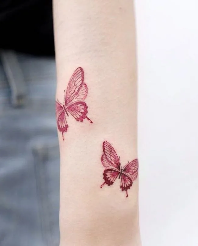 Meaning of Butterfly Tattoo on Wrist: The significance and patterns of a wrist tattoo featuring a butterfly.