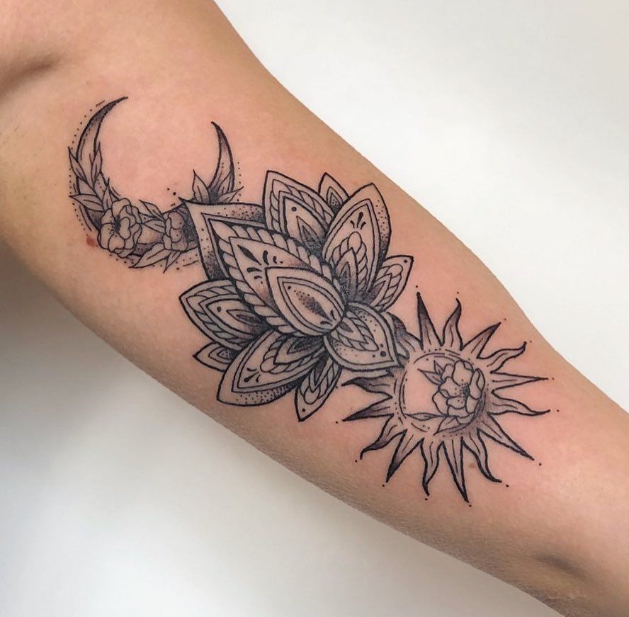 Moon And Lotus Tattoo Meaning