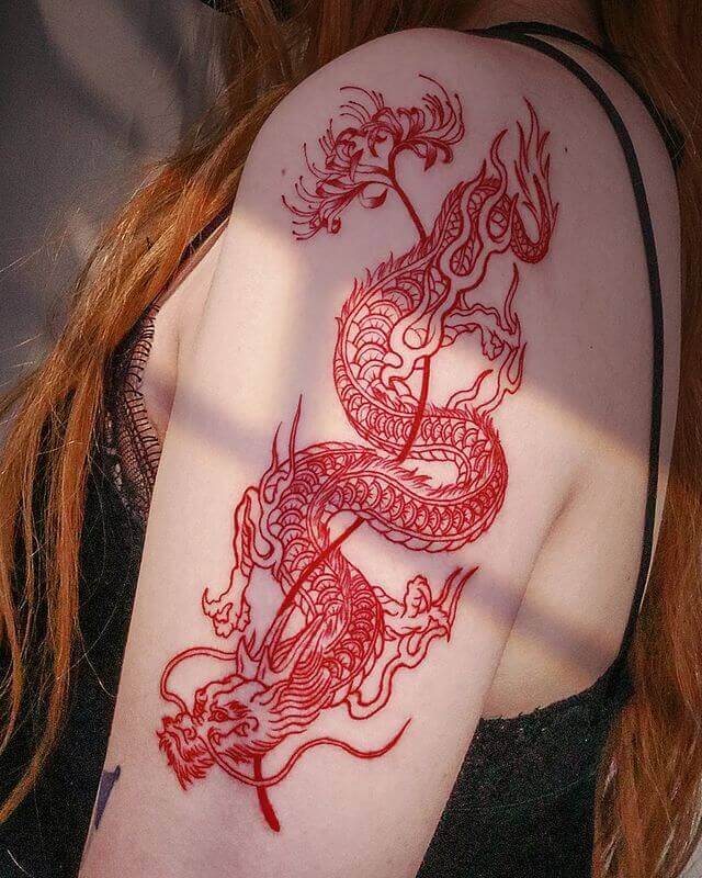 Red Dragon Tattoo Meaning: The Bold and Mysterious Red Dragon Tattoo Meaning and Design Ideas