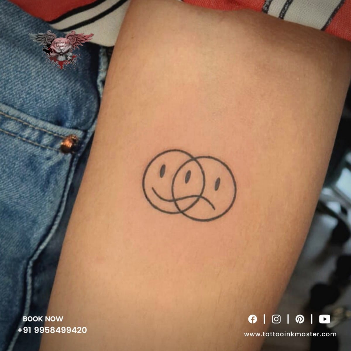 Tattoo uploaded by Χρυσάνθη Δεμερτζή • Couple smiley tattoo • Tattoodo