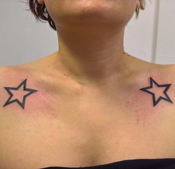 Star Tattoo On Shoulder Meaning: The Significance of Star Tattoo Designs on the Shoulder Region.