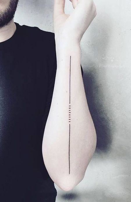 Straight Line Tattoos Meaning: Straight Line Tattoos Meaning and Designs A Comprehensive Guide