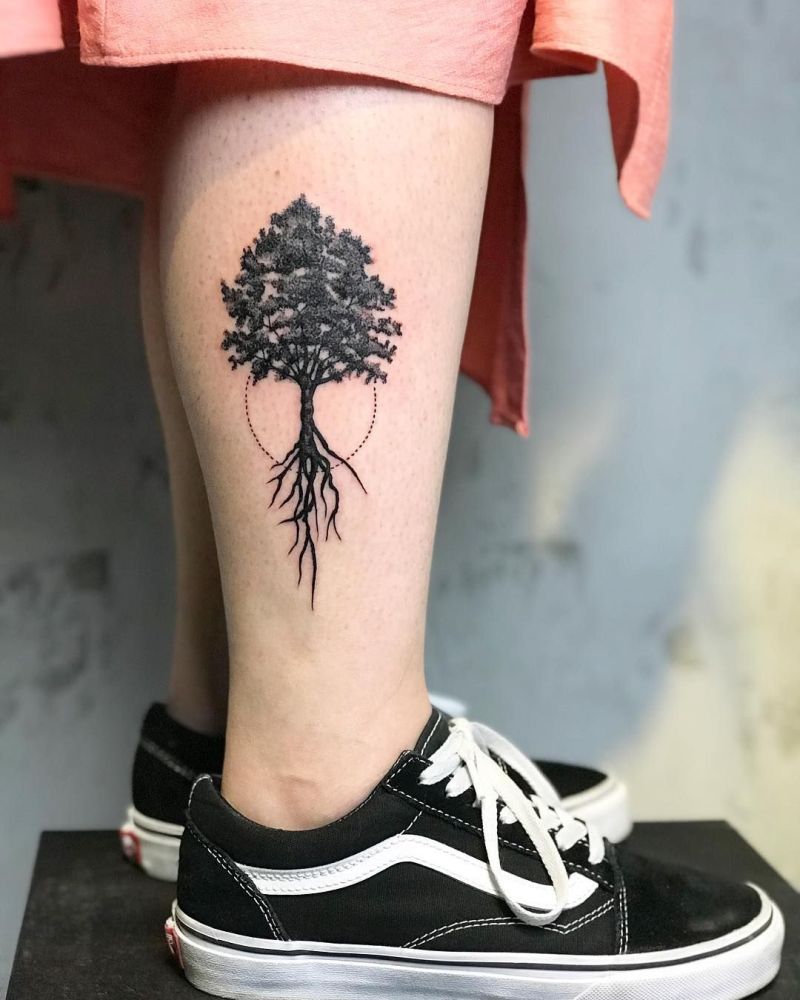 Tree Tattoo Meaning: Tree Tattoo Meaning and Designs A Symbolic Representation of Life, Growth, and Strength