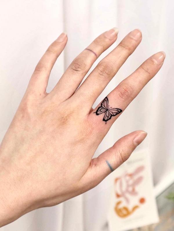 Butterfly Hand Tattoo Meaning: Butterfly Hand Tattoos Awakened