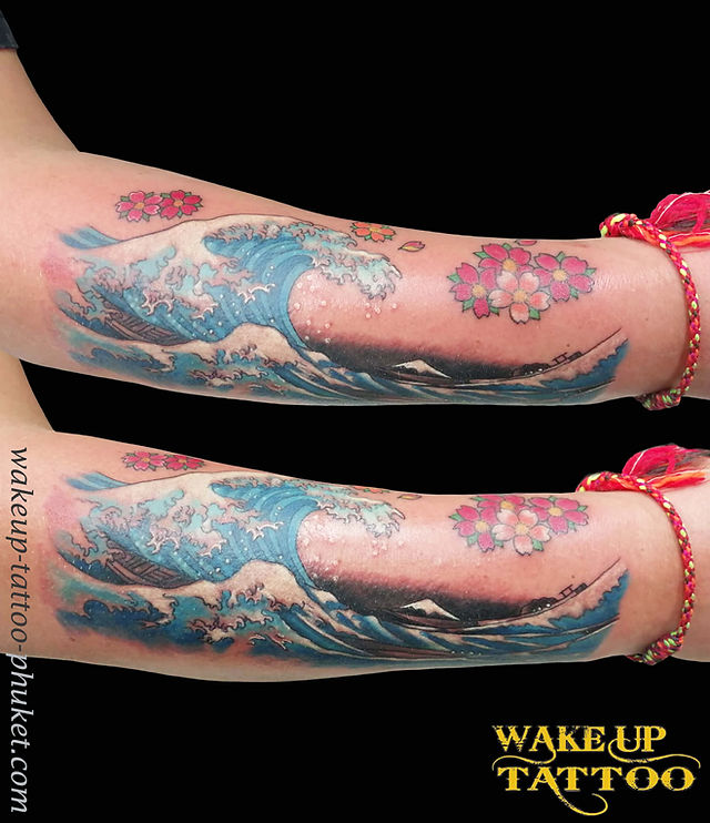 Japanese Wave Tattoo Meaning: Riding the Wave of Japanese Wave Tattoos