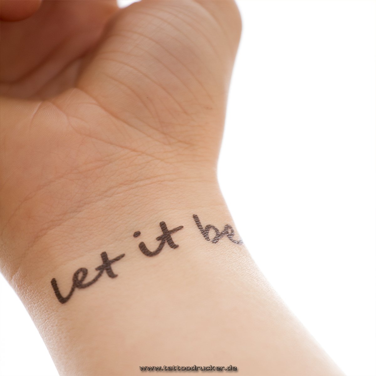 The Meaning of Let It Be Tattoo: A Symbol of Peace and Acceptance