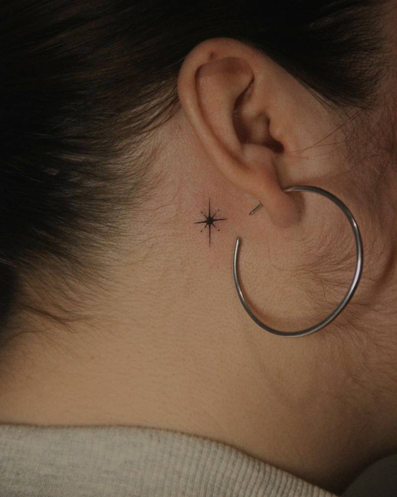 Star Tattoo Meaning Behind Ear: From Classic to Contemporary 