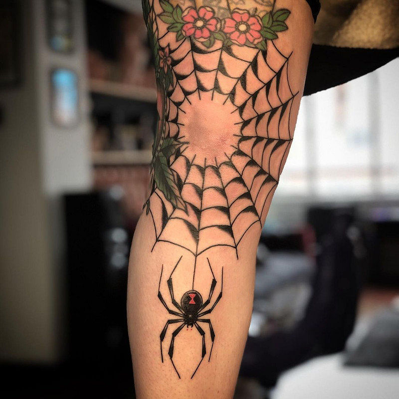 Web Tattoo Meaning: 